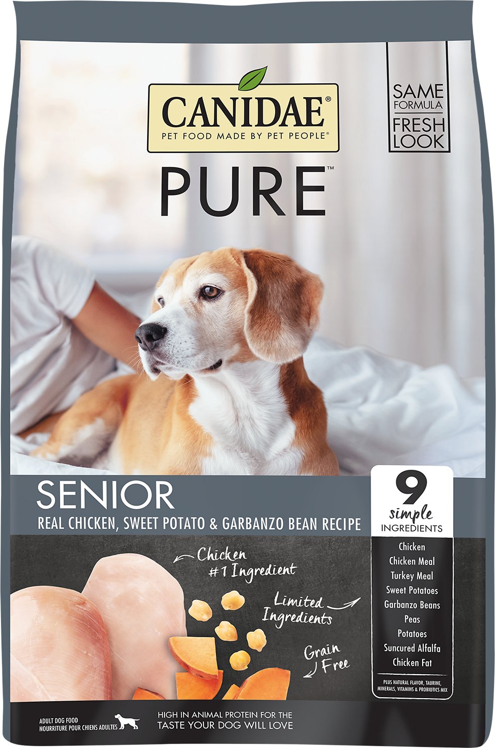 Canidae | PURE Senior Dry Dog Food Grain Free Chicken | Vetopia