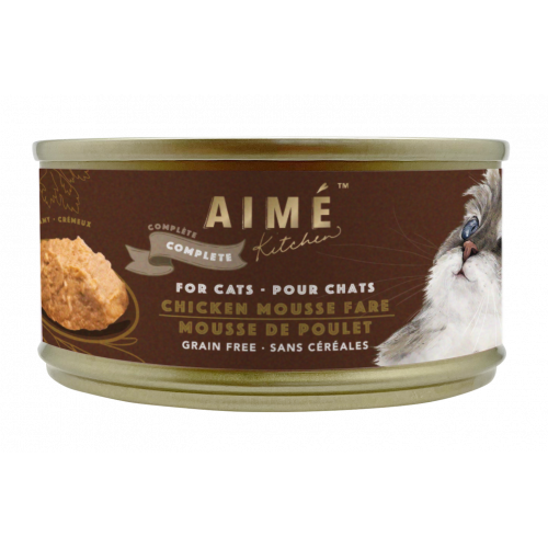 Aime Kitchen Classic Complete Cans For Cats - Chicken Mousse Fare 85g