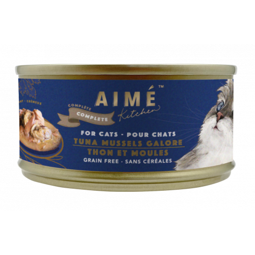 Aime Kitchen Classic Complete Cans For Cats - Tuna Mussels Galore 85g