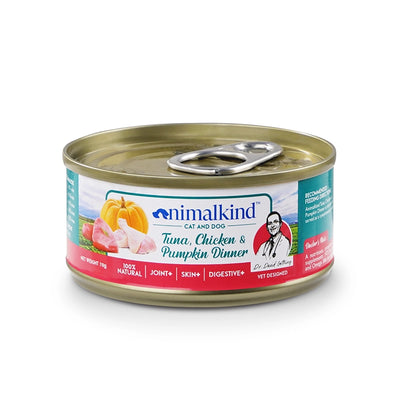 Animalkind Tuna, Chicken & Pumpkin Dinner Cans for Dogs & Cats