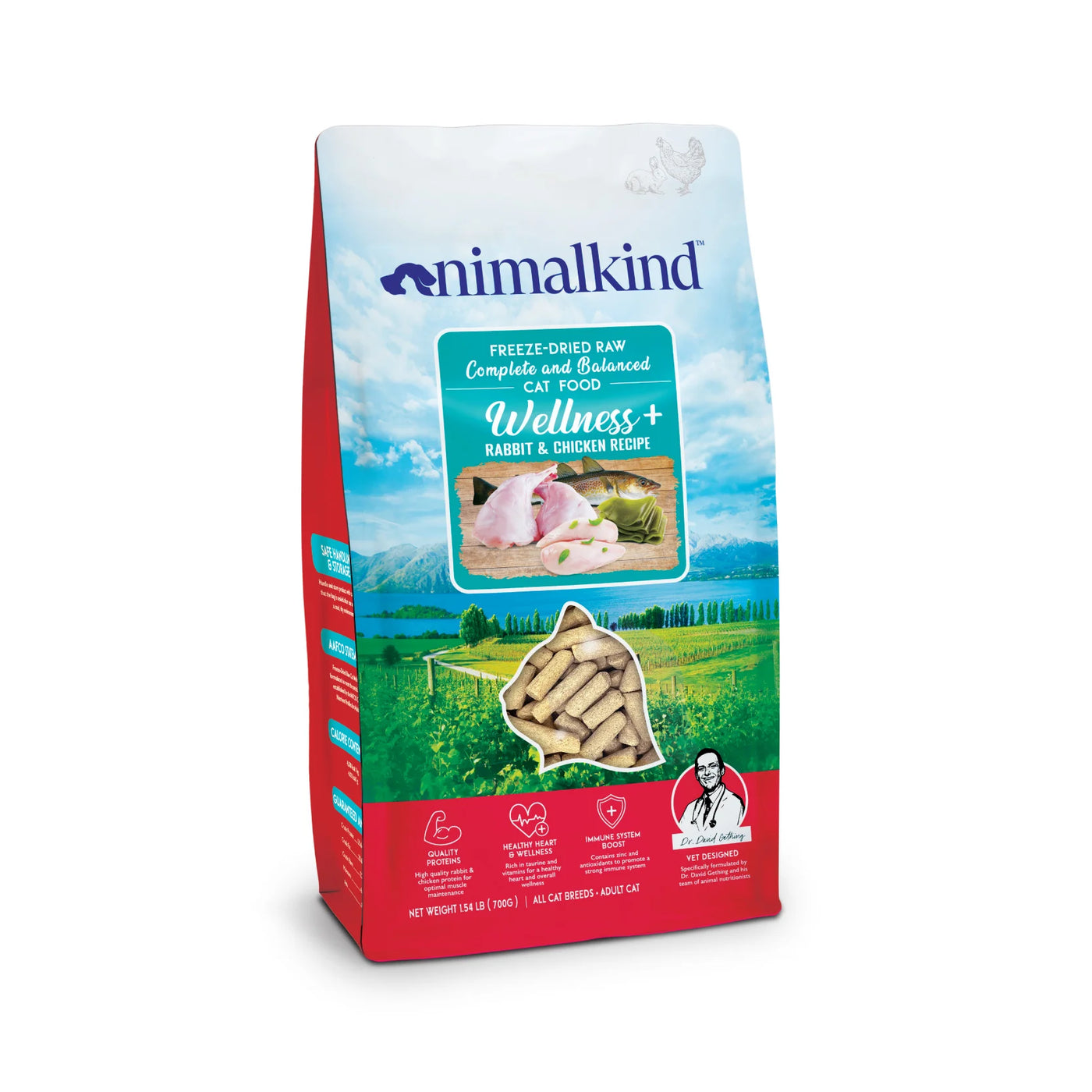Animalkind | Freeze-Dried Cat Food - Rabbit & Chicken | Vetopia
