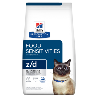 Hill's Prescription Diet -  Feline z/d Food Sensitivities 4lb