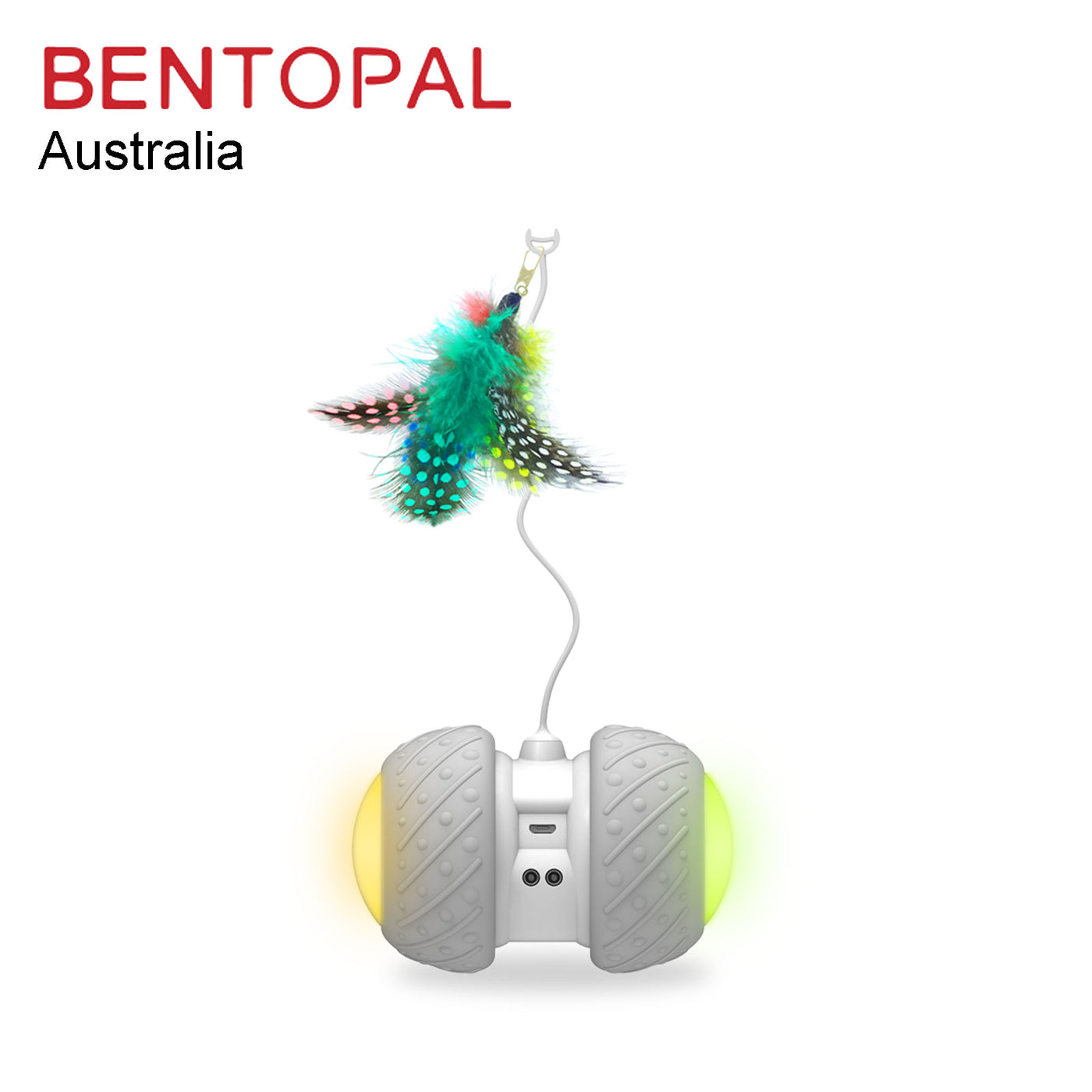 Bentopal Smart Wheel Feather Self Rolling Cat Toy P03