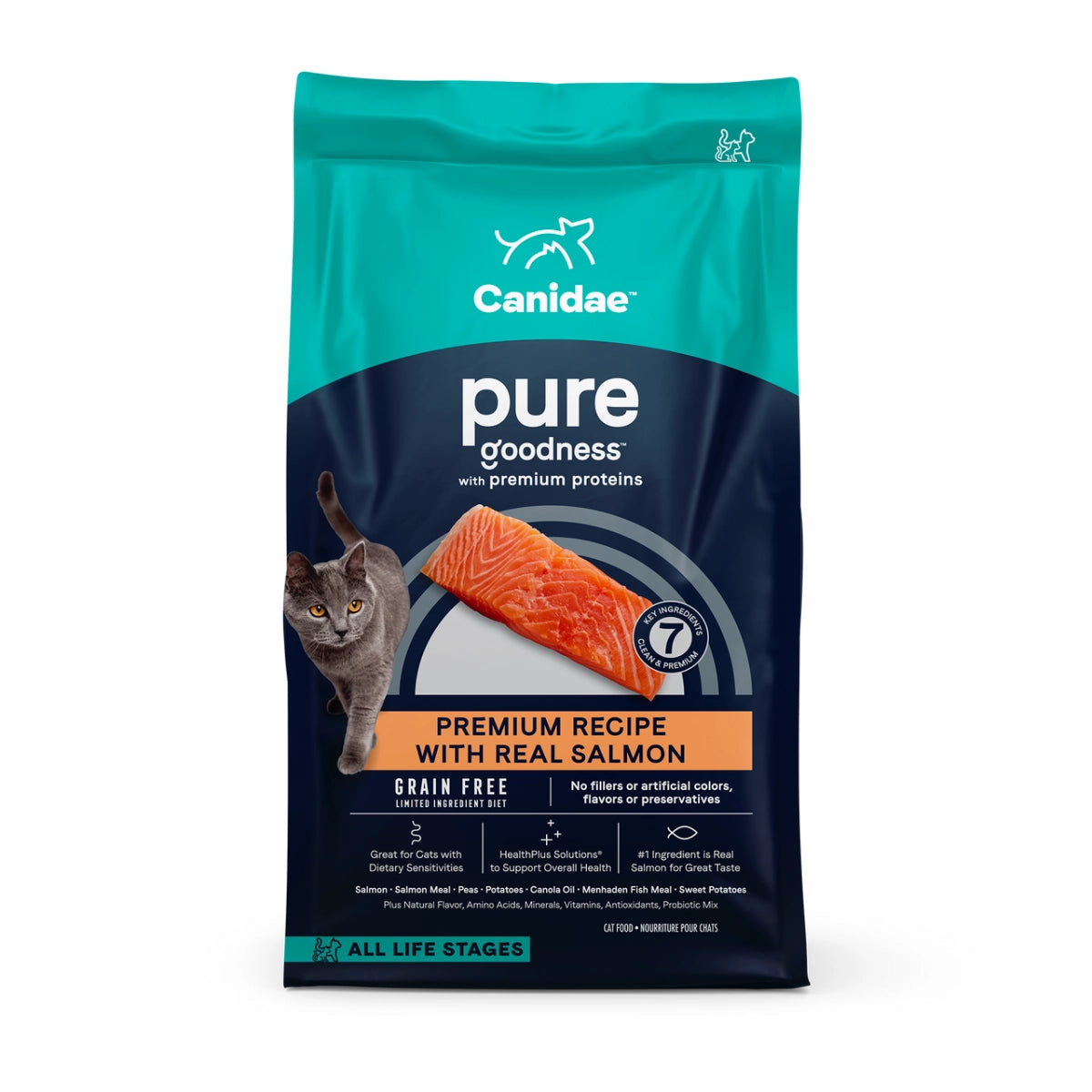 Canidae | PURE Dry Cat Food - Grain Free Salmon | Vetopia