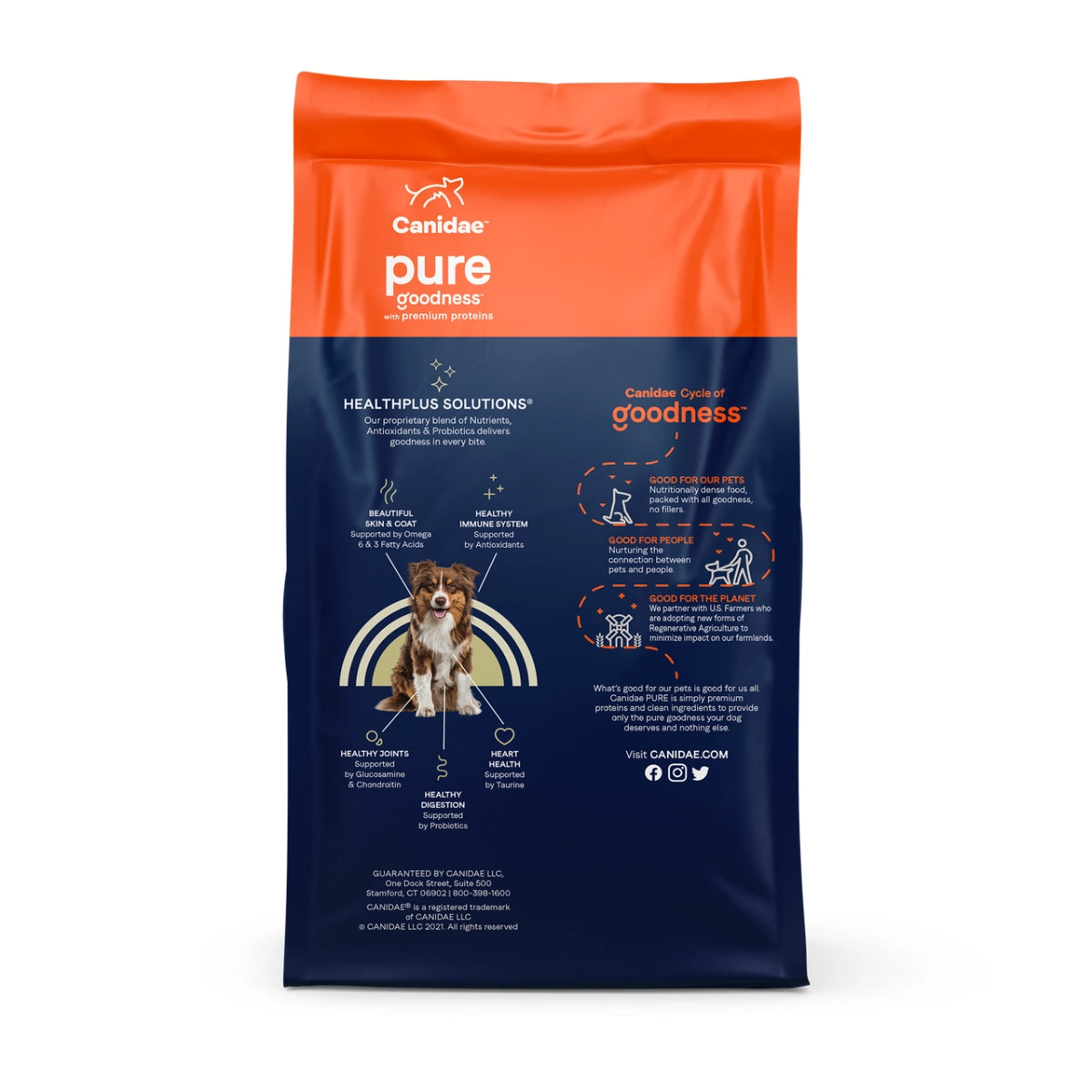 Canidae | PURE Dry Dog Food Duck & Sweet Potato | Vetopia