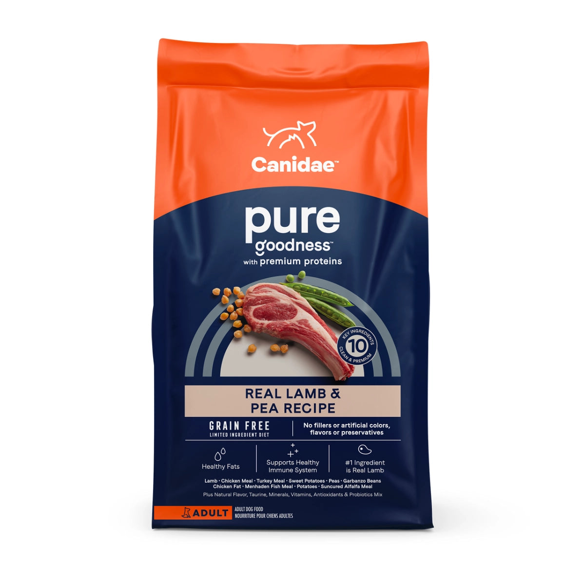 Canidae | PURE Dry Dog Food Grain Free Lamb and Pea | Vetopia