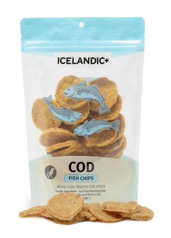 Icelandic+ Cod Fish Chips Dog Treat 2.5oz