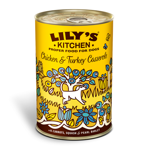 LILY'S KITCHEN Wet Food for dogs - Chicken & Turkey Casserole from Vetopia