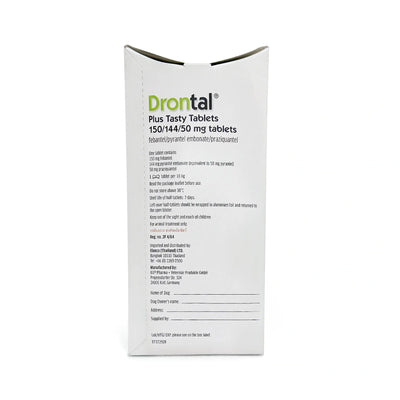 Drontal | Plus Tasty Tablets | Dog Dewormer | Vetopia
