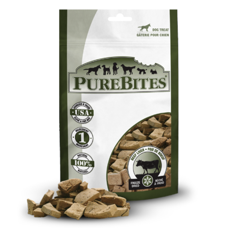 PureBites - Freeze Dried Beef Liver Dog Treats 120g