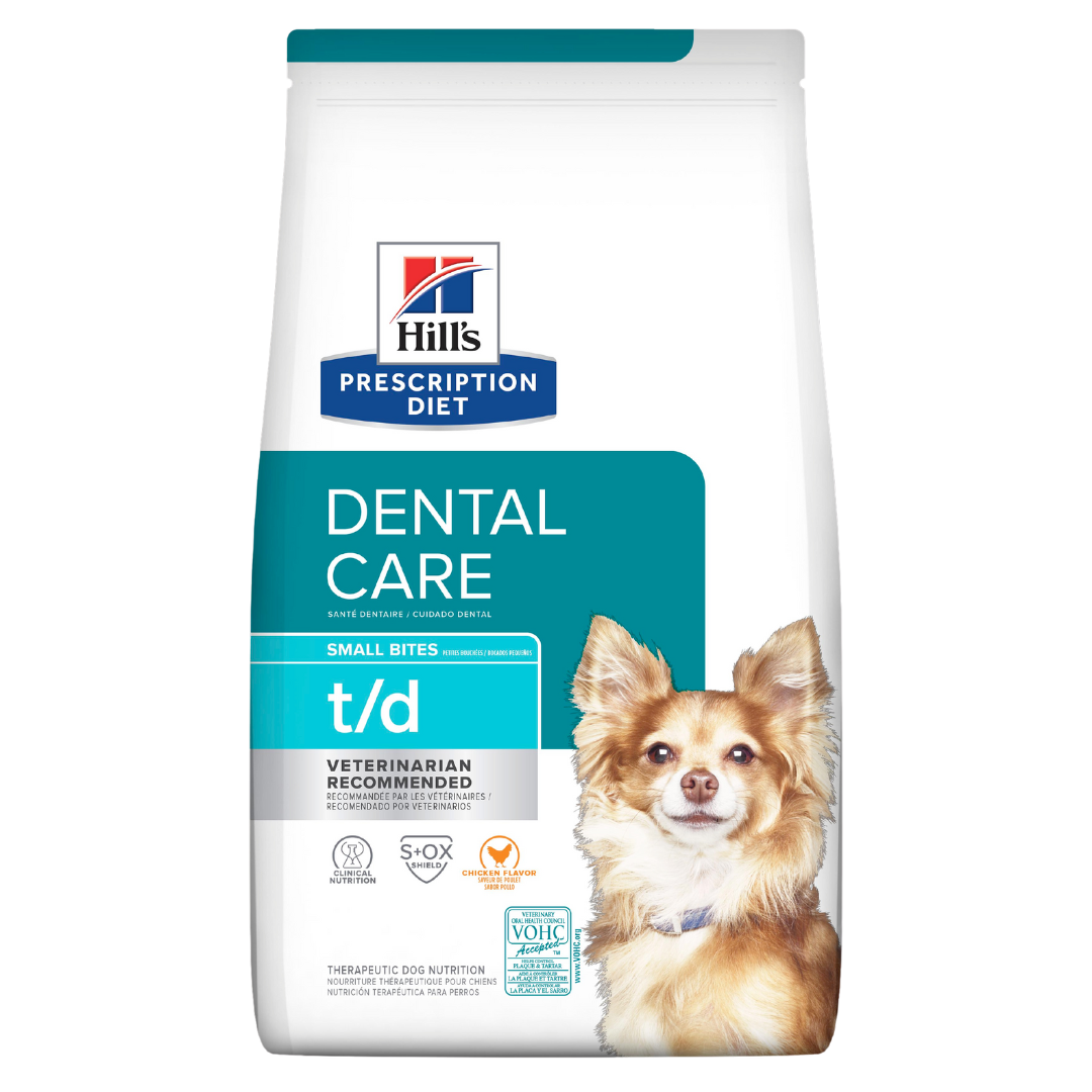 Hill's Prescription Diet - Canine t/d Dental Care "Small Bites" 5lbs