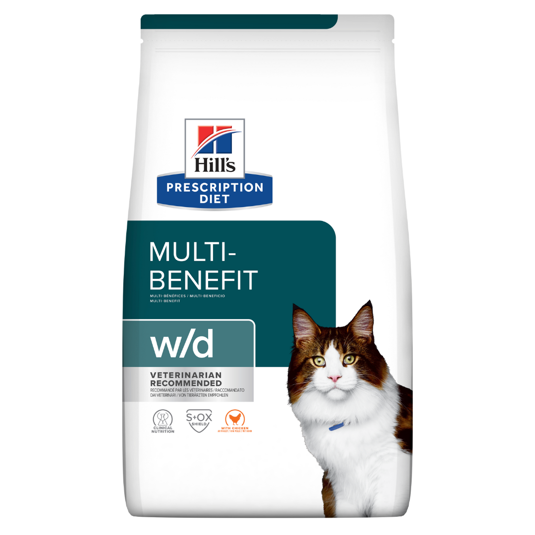 Hill's Prescription Diet - w/d Feline Multi-Benefit Digestive/Weight/Glucose/Urinary Management with Chicken