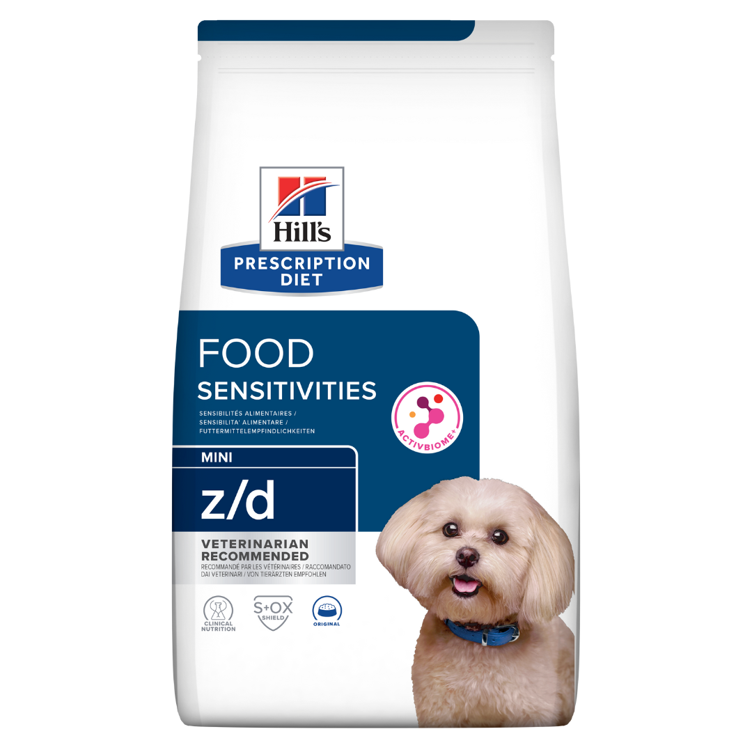 Hill's 希爾思處方食品 - z/d 犬用皮膚/食物敏感低過敏原小顆粒配方 1.5公斤