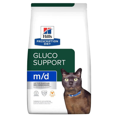 Hill's m/d Glucose / Weight Management Prescription Cat Food | Vetopia