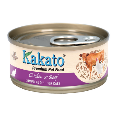 Kakato Complete Diet Tinned Food - Chicken & Beef 70g