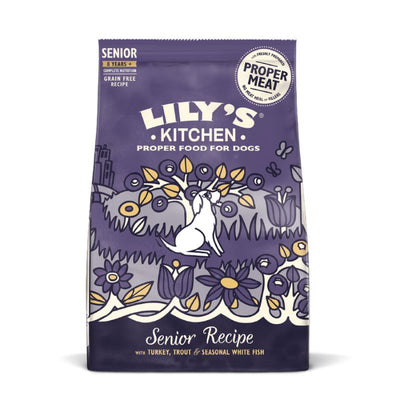 Lily's Kitchen - Turkey & Trout Dry Food for Senior Dogs - Vetopia
