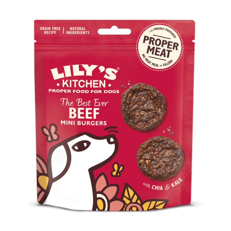 Lily's Kitchen - The Best Ever Beef Mini Burgers - Vetopia