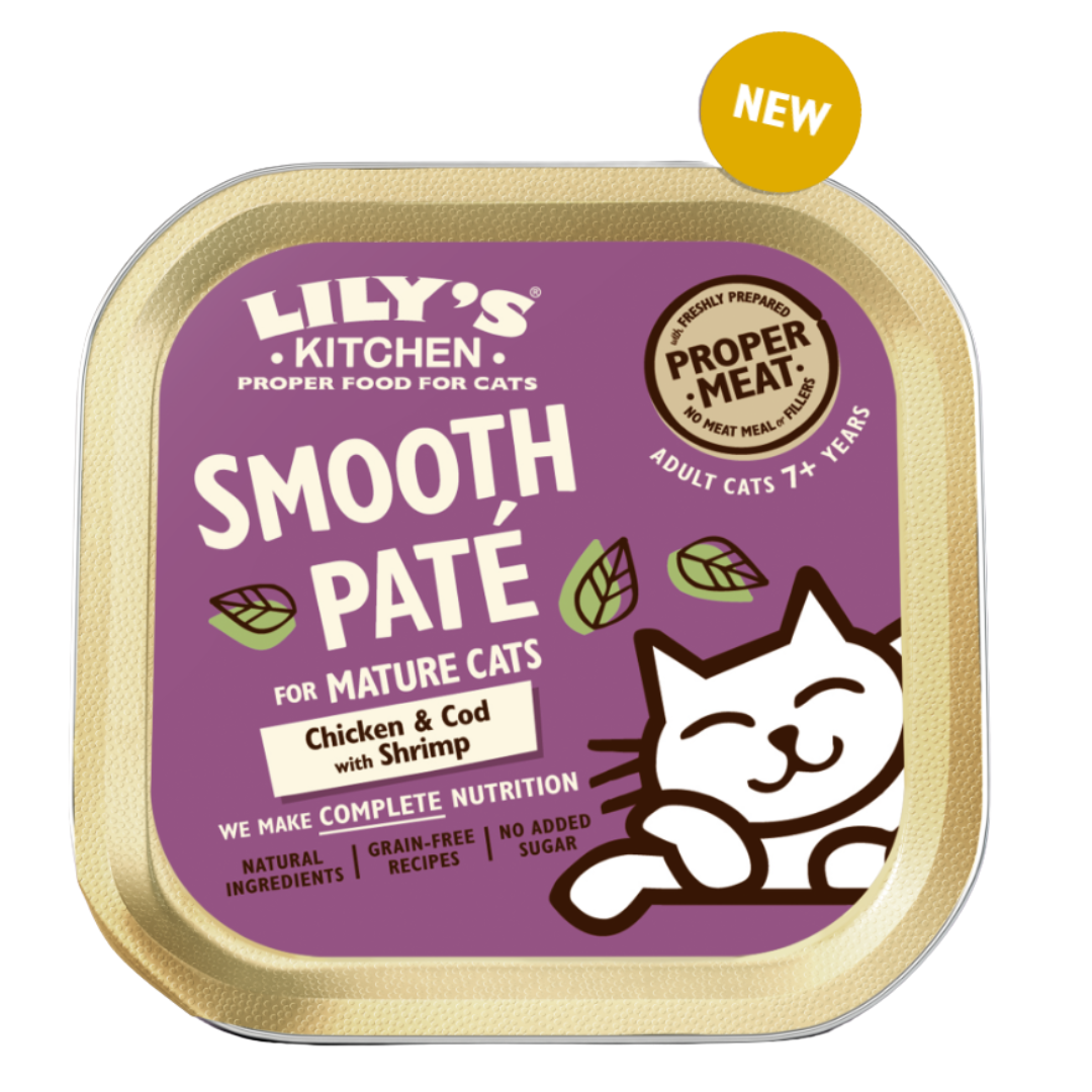 Lily's Kitchen - Wet Food For Cats - Chicken & Cod Paté for Mature Cats 85g