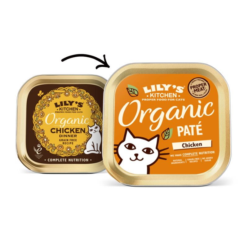 Lily's Kitchen - Wet Food For Cats - Organic Chicken Paté - Vetopia