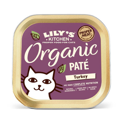 Lily's Kitchen - Wet Food For Cats - Organic Turkey Paté 85g - Vetopia