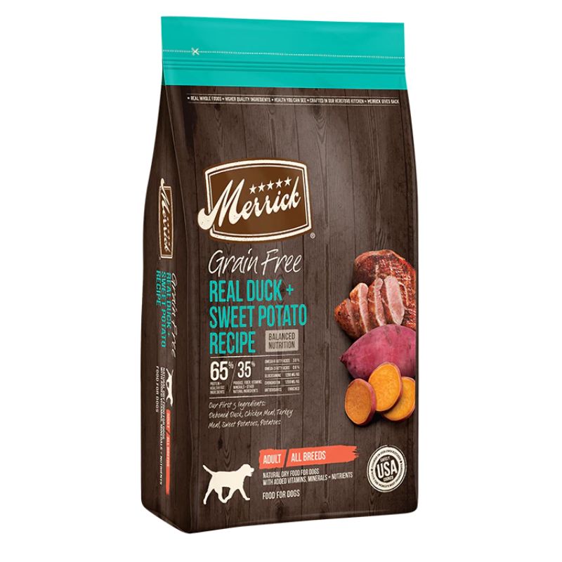 Merrick | Grain Free Real Duck + Sweet Potato Dry Dog Food | Vetopia