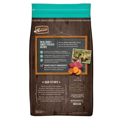 Merrick | Grain Free Real Duck + Sweet Potato Dry Dog Food | Vetopia