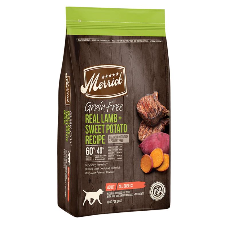 Merrick | Grain Free Real Lamb + Sweet Potato Dry Dog Food | Vetopia