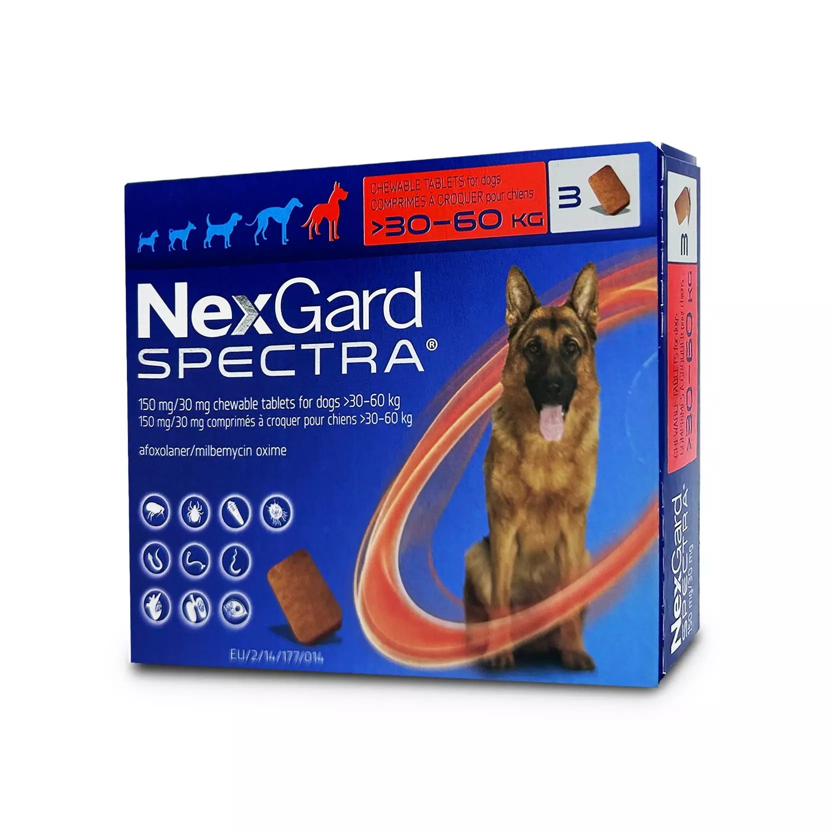 Heartworm nexgard spectra hot sale