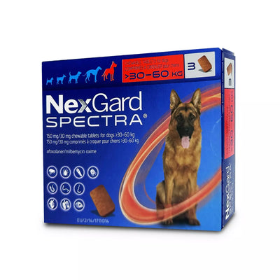 NexGard Spectra | Flea, Tick, Heartworm Prevention for Dogs  | Vetopia