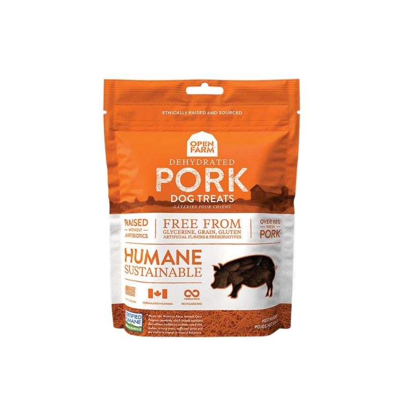 Open Farm Dehydrated Pork Dogs Treats 4.5oz