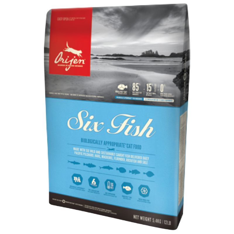 Orijen Grain Free Cat Food - Six Fish