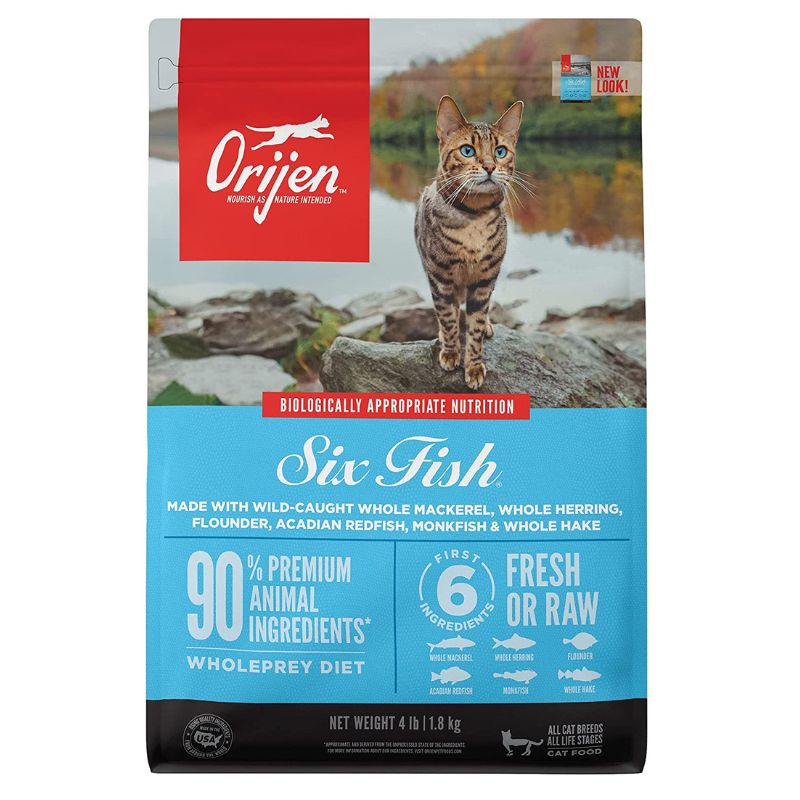 Orijen Grain Free Cat Food - Six Fish
