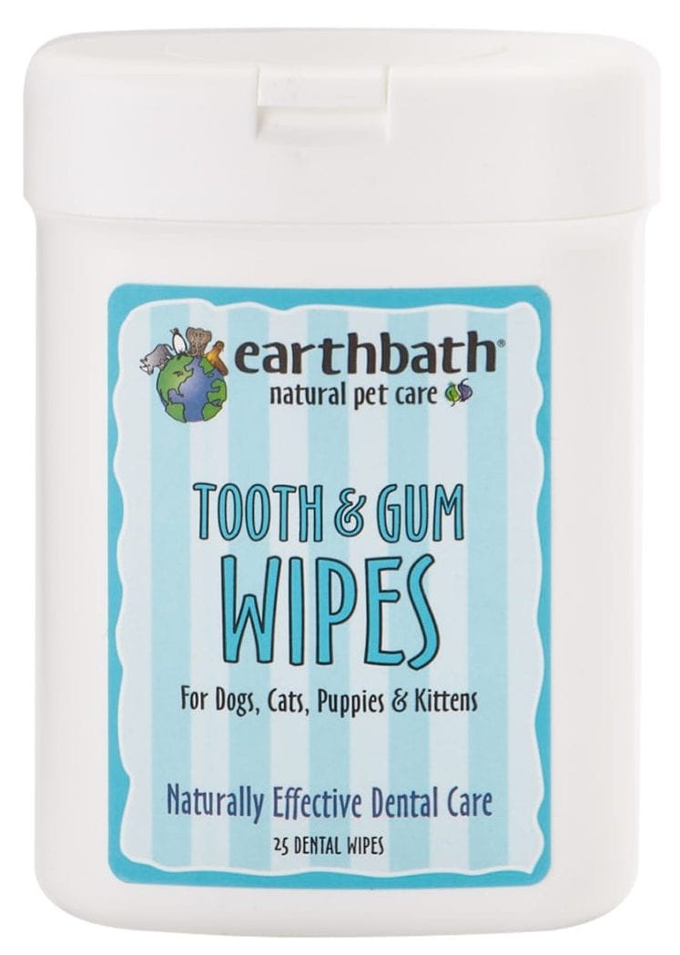 Earthbath Tooth & Gum Wipes 25pcs