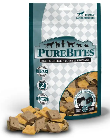 PureBites - Freeze Dried Beef Liver and Cheese Dog Treats 120g