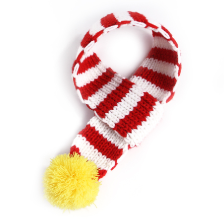 Vetopia 聖誕節系列 - 紅白相間圍巾