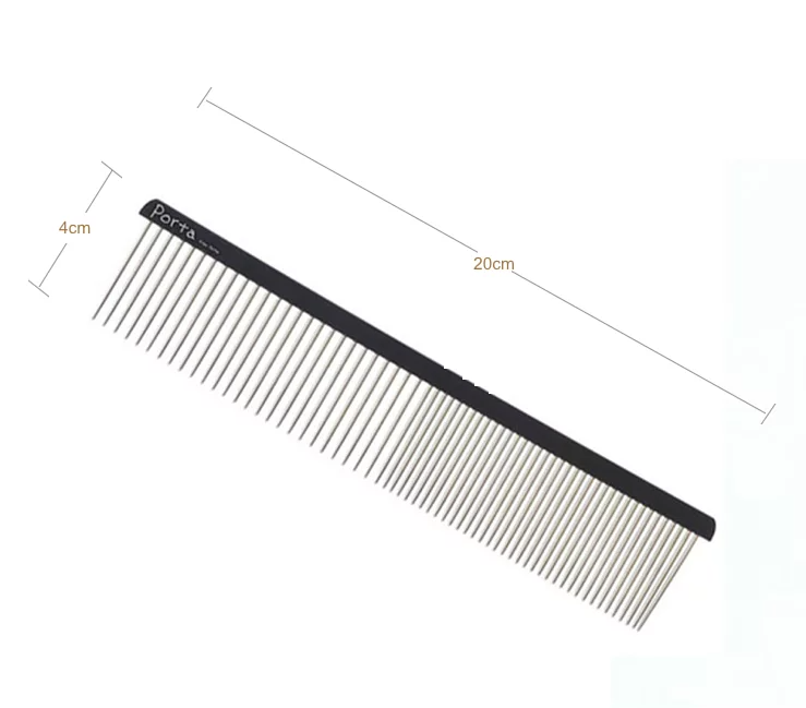 Porta - Coarse-toothed & Fine-toothed Grooming Comb