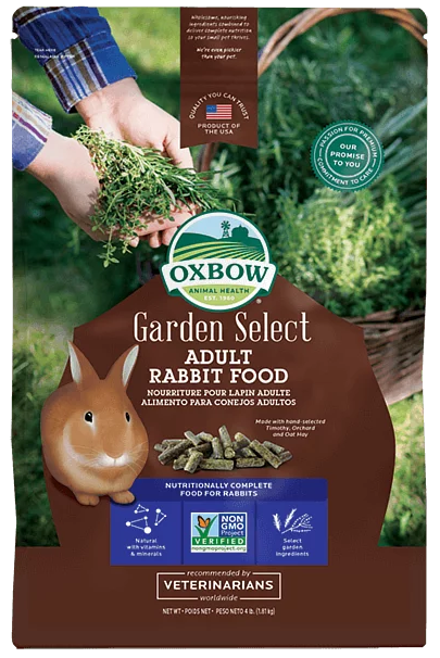 Oxbow Garden Select Adult Rabbit Food 4lb - Vetopia Online Store