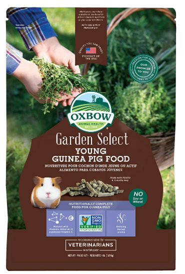 Oxbow Garden Select Young Guinea Pig Food 4lb - Vetopia Online Store