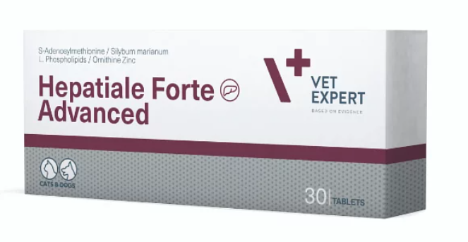 Vet Expert Hepatiale Forte Advanced (Liver Supplement for Dogs & Cats) 30 tablets