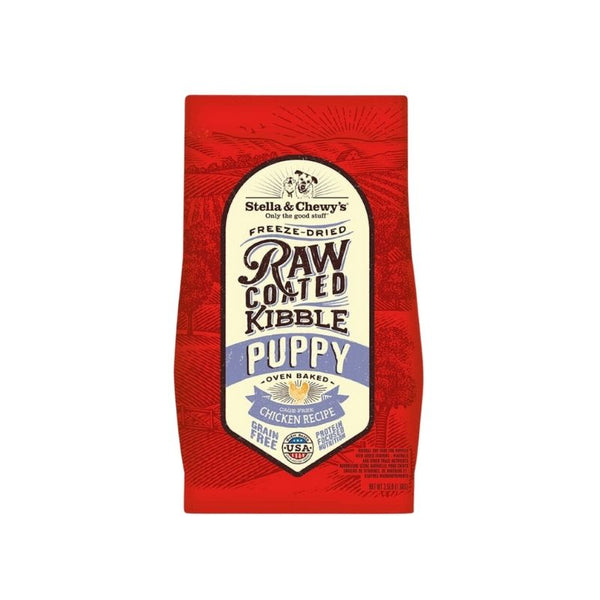 Stella Chewy s Chicken Raw Coated Kibble Puppy Dog Food Vetopia