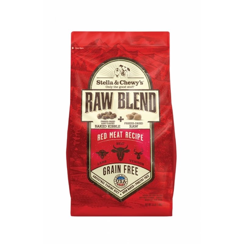 Raw Blend Free Range Recipe delivers a unique combination of protein rich, grain-free baked kibble coated with our irresistible freeze-dried raw, and mixed with real, whole pieces of freeze-dried raw lamb. The result is a great tasting and convenient high protein diet. The perfect solution to fuel your pet’s wild side!