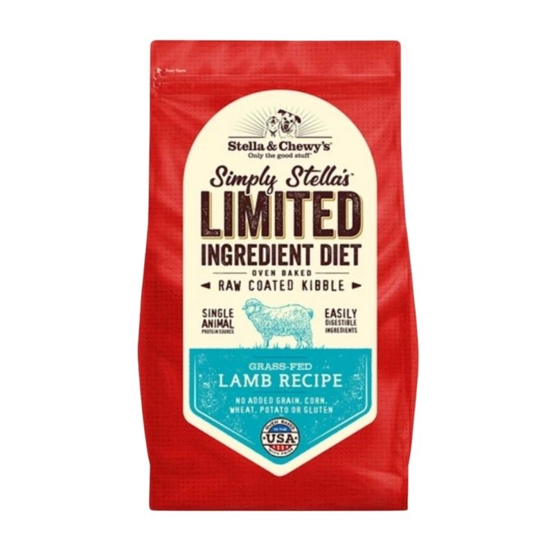 Stella & Chewy's Freeze Dry Raw Coated Kibble Limited Ingredient Diet (Grass-Fed Lamb Recipe)
