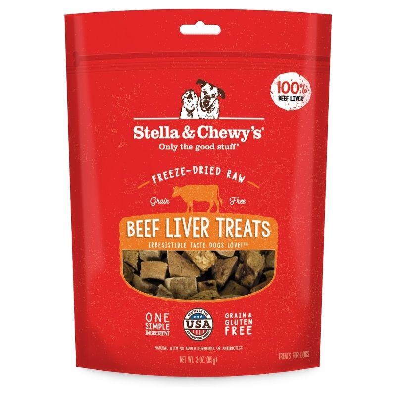 Stella & Chewy's Single Ingredients Freeze-Dried Raw Dog Treats - Beef Liver