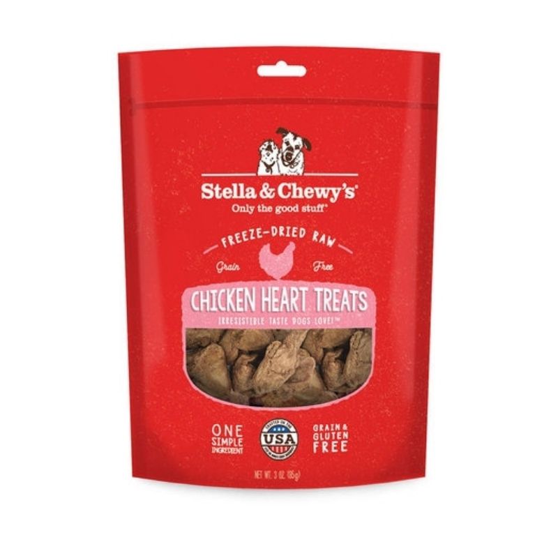 Stella & Chewy's Single Ingredients Freeze-Dried Raw Treats - Chicken Heart
