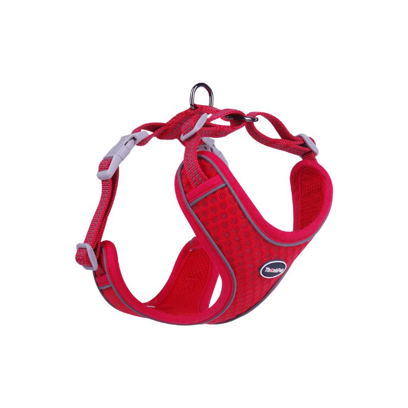ThinkPet Air Mesh Harness - Red