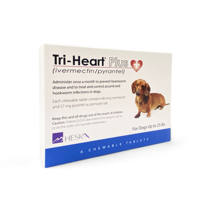 Tri-Heart Plus ivermectin pyrantel 25 lbs