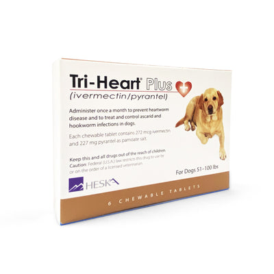Tri-Heart Plus ivermectin pyrantel 51-100 lbs
