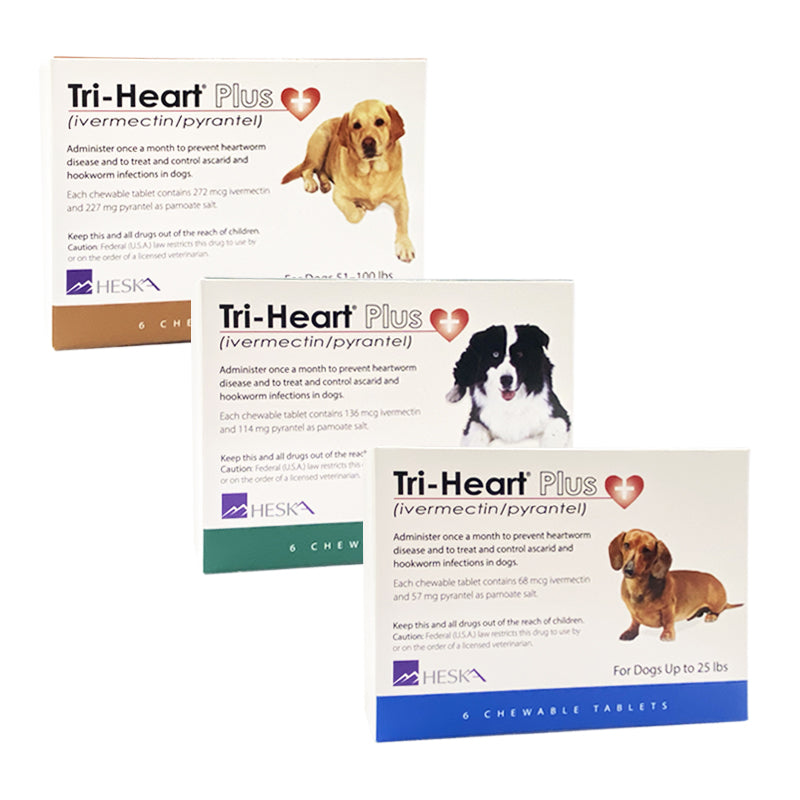 Tri-Heart Plus ivermectin pyrantel - Vetopia Online Store