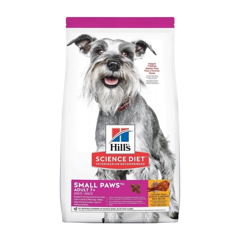Hill's Science Diet Small Paws Adult 7+ (Chicken meal, barley & Brown Rice) - Vetopia Online Store