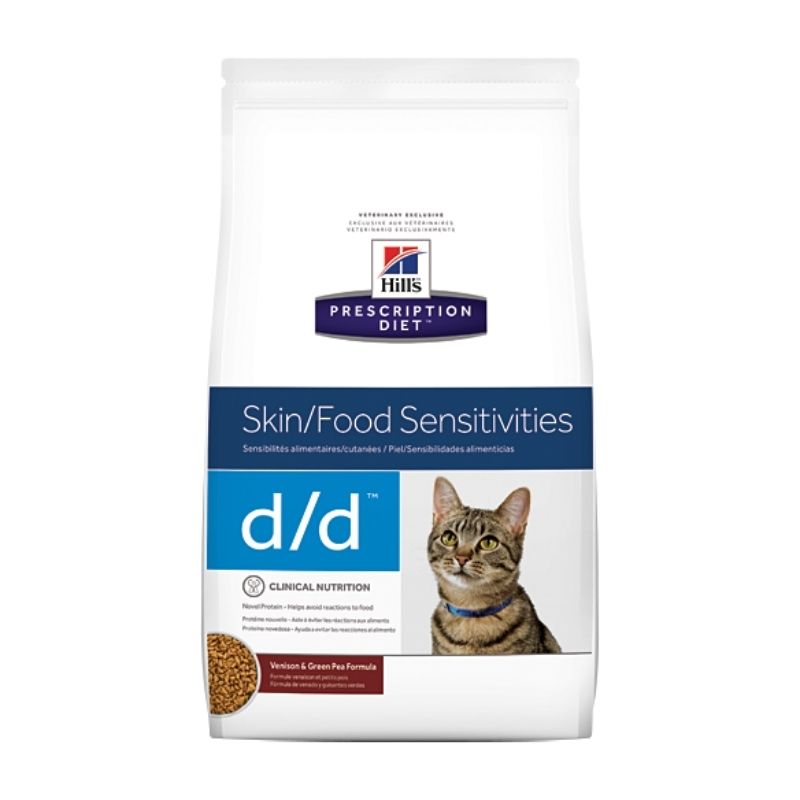 Hill's d/d Skin / Food Sensitivities Prescription Cat Food (Venison & Greenpea) - Vetopia Online Store